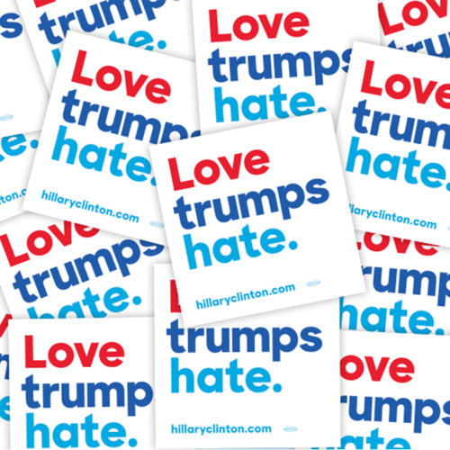 LOVE TRUMPS HATE