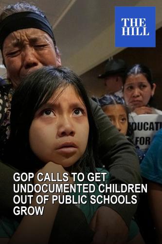 Illegal aliens children should not be accepted in school. They're illegal!