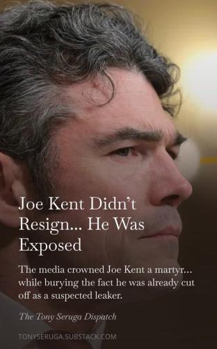 Joe Kent didn't resign