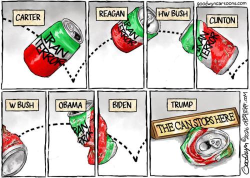 IRAN KICKING THE CAN