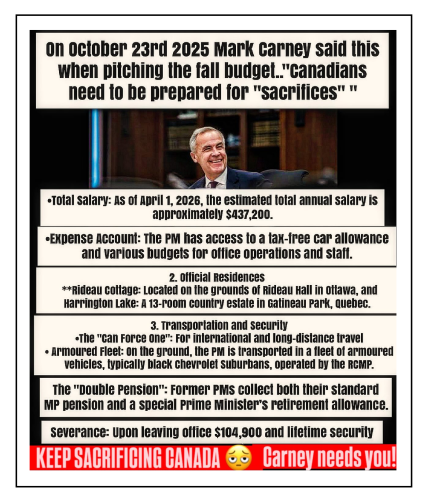 keep scarificing canada