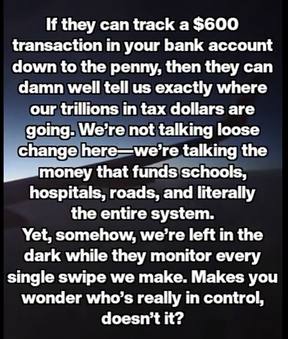 If They Can Track Your Money Then