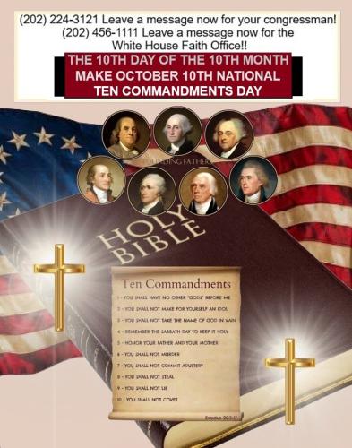 1- Ten Commandments Day 10-10-2026 -