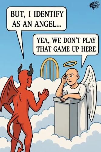 We don't play that game up here