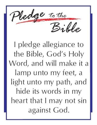 pledge to bible 2