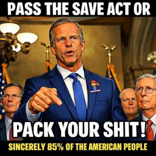Pass the SAVE act or pack your shit.768px