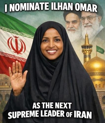 You can run, but you'll only die tired. Ilhan Omar.1024px