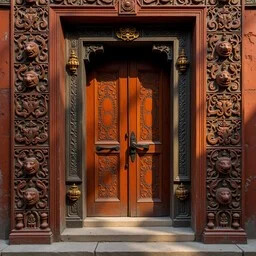 ancient-ornate-door-stockcake