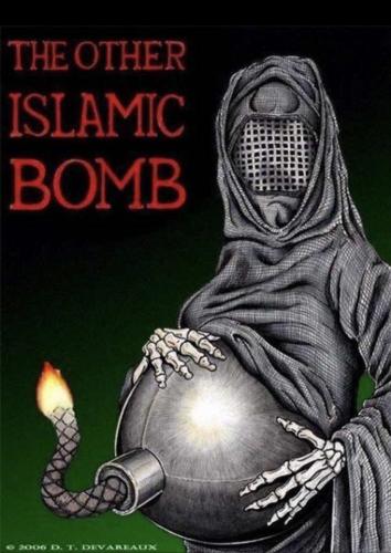 Exactly  1 husband times 4 wives  times 7 children  each