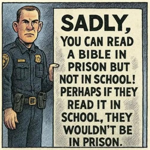 Bibles in prison but not in schools