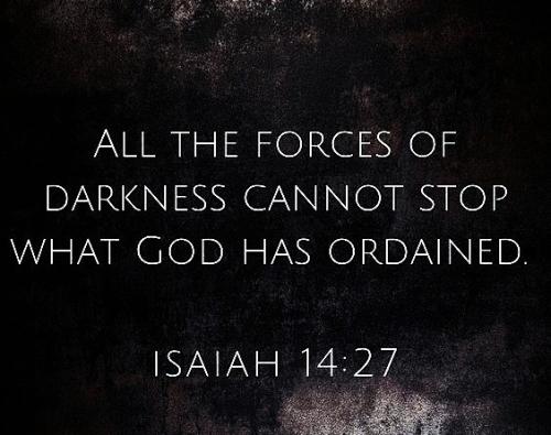 031326 - All forces of darkness - Isaiah 14 - 27