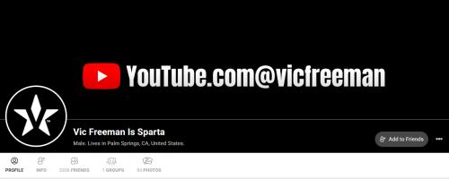 Vic Freeman is a triggered left winger from commiefornia