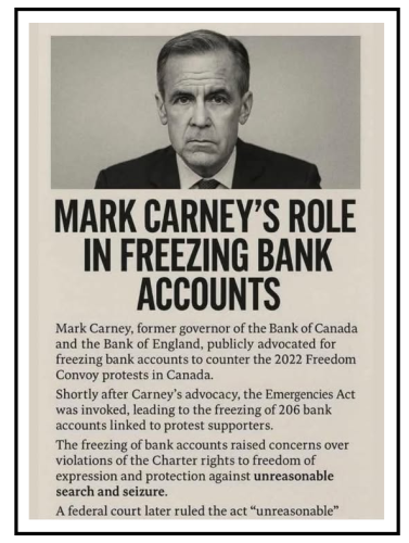 freezing bank accounts