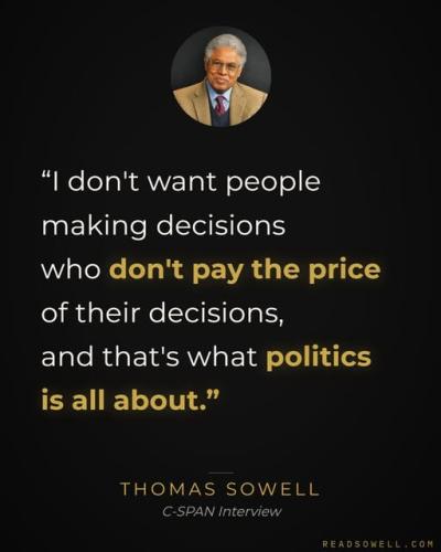 thomas sowell not pay price