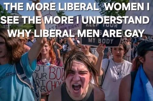 liberal women and men