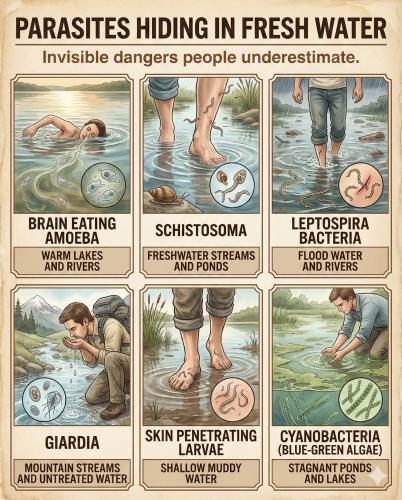 Parasites Hiding In Fresh Water