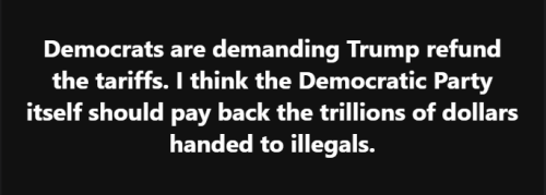 Democrats Demand Tariff Paybacks