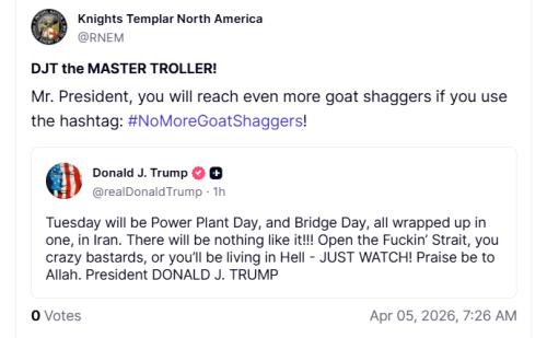 DJT the master troller