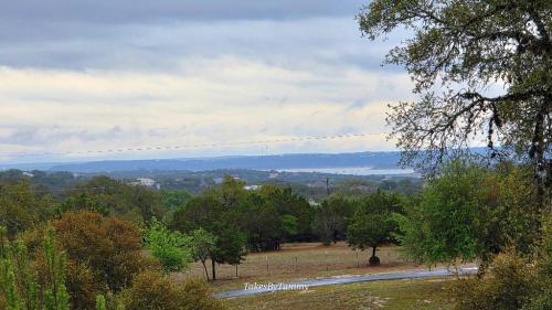 Our view of Canyon Lake from the street behind us (near the backside of our property)