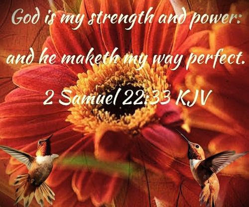 042826 -God is my strength, 2 Samuel 22-33