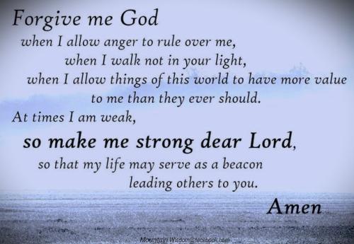 040626 - Forgive me God