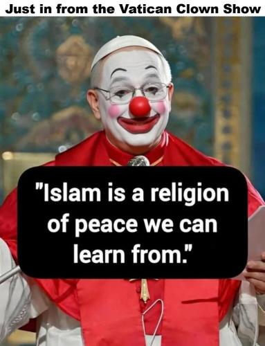 Breaking news from the Vatican clown show