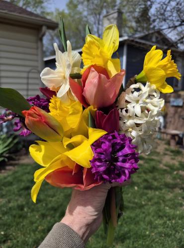 a afresh blooms for easter