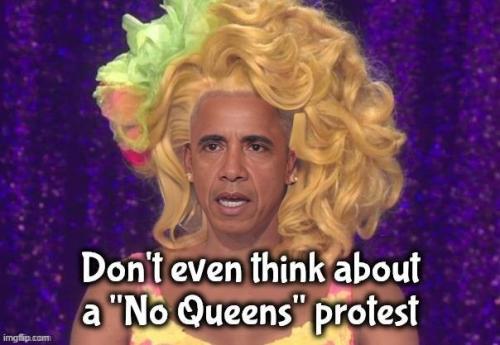 NO QUEENS OBAMA