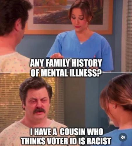 cousin-thinks-voter-id-racist
