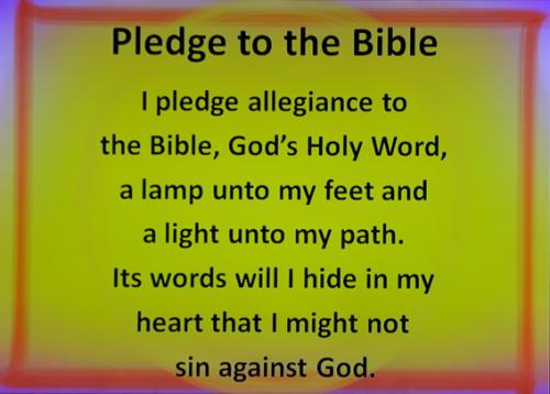 pledge to bible 8
