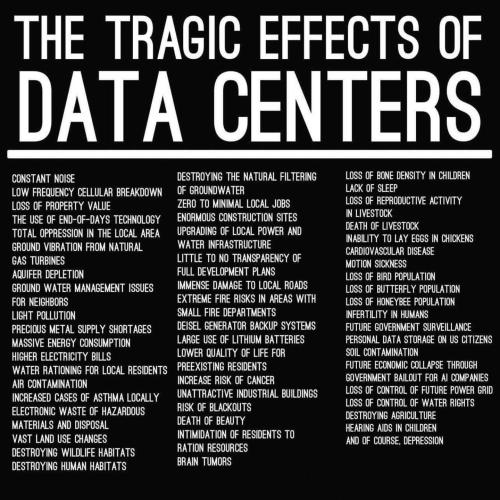 The Tragic Effects Of AI Data Centers