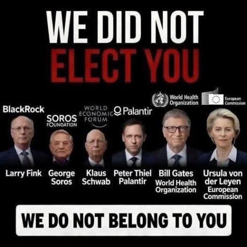 we did not elect you