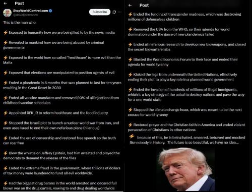 Stop World Control List x