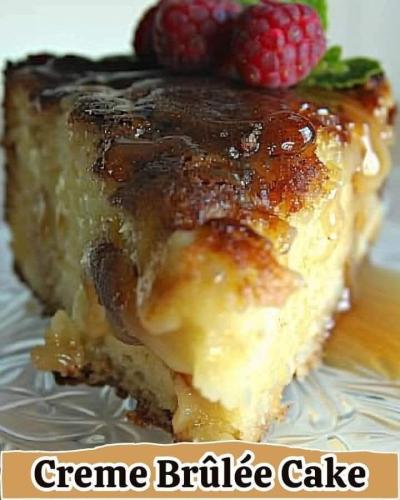 Créme Brûlée cake