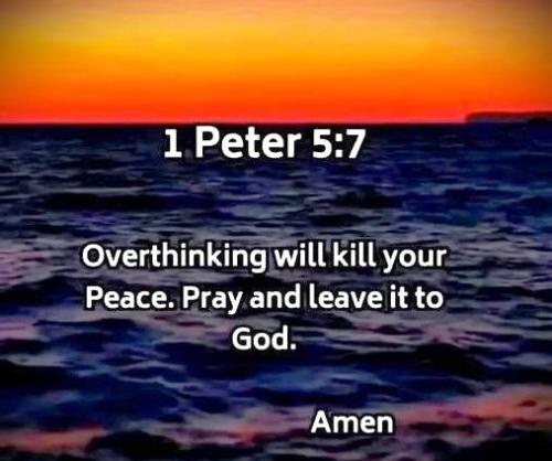 042226 - Overthing kills peace; 1 Peter 5-7