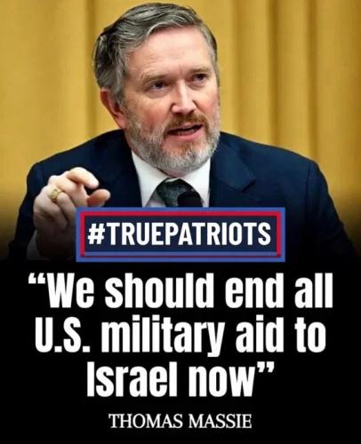 WE SHOULD END ALL AID TO ISRAEL