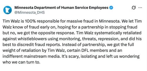 TIM WALZ MINNESOTA POS