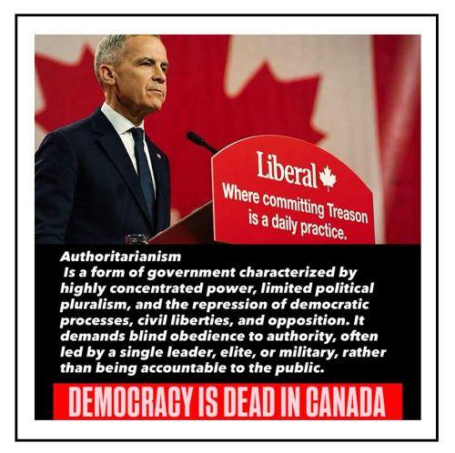 democracy is dead in Canada