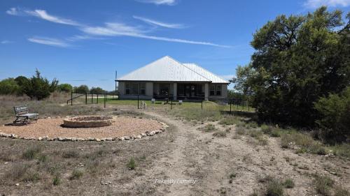 Fire pit and house (from the back)
