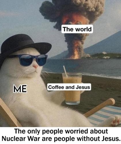 The only people worried about nuclear war.768px