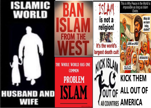 BAN ISLAM IN WHITE AMERICA