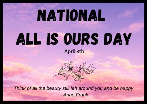 1A-All is Ours Day