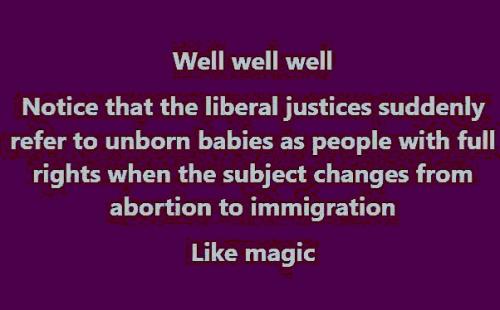 The clump of cell is now being seen as a baby when it comes to citizenship