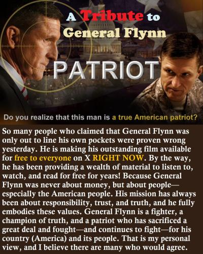 Tribute to GenFlynn April 24th 2026