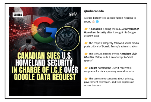 canadian suing