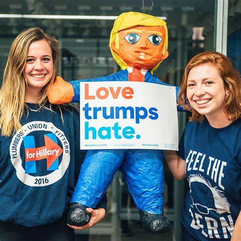 LOVE TRUMPS HATE HILLARY