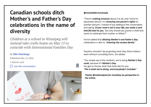 ditching MOthers Day