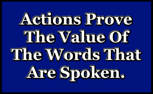 the value of words