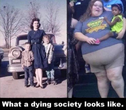 what a dying society looks like