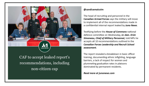 CAF to accept